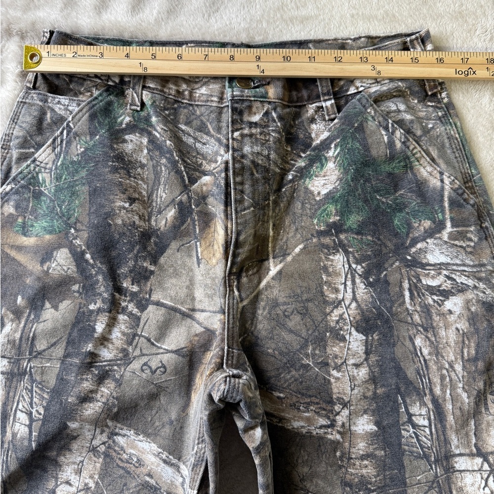 NWOT Carhartt RealTree Camo Carpenter Pants B235 977 Mens 33 x32 Made in USA - Picture 6 of 7